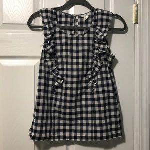 J. Crew Gingham Blouse
